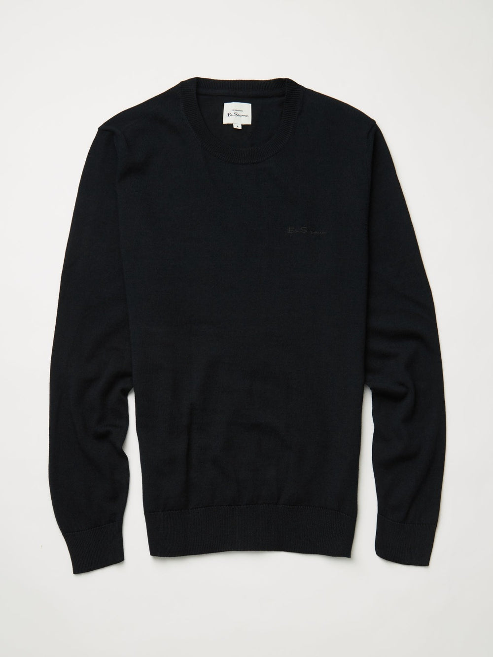 Knitwear Ben Sherman Signature Crewneck Noir | DFR-82221645